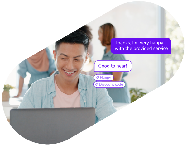 MSC happy customer service marketing